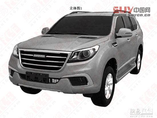 預計明年4月發布 哈弗H9 SUV無偽圖首曝