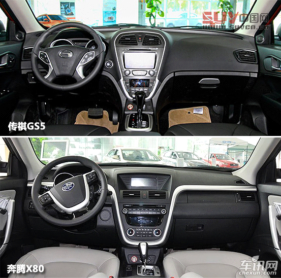 奔騰X80對比傳祺GS5 有合資背景的自主SUV