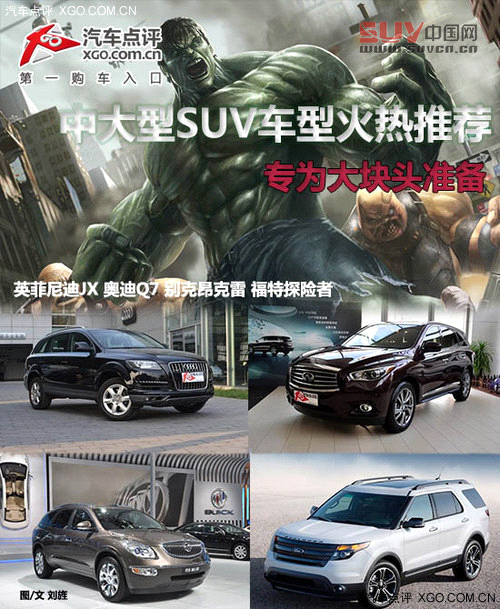 專為大塊頭準備 中大型SUV車型火熱推薦