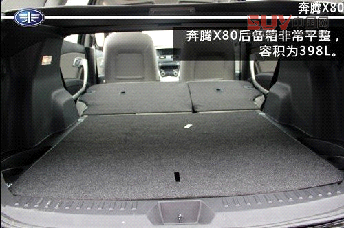 填補城市SUV空白一汽奔騰X80 大連到店實拍