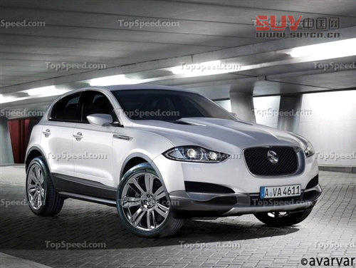 曝捷豹SUV最新效果圖 基于攬勝極光平臺