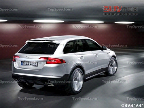 曝捷豹SUV最新效果圖 基于攬勝極光平臺