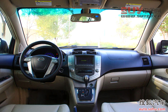 比亞迪 S6 實(shí)拍 內(nèi)飾 圖片