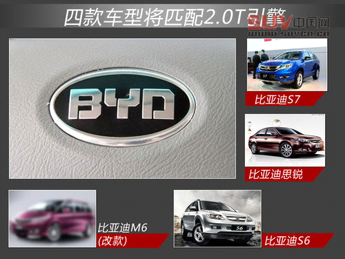 比亞迪擬推大型轎車 搭載自主2.0T發(fā)動機