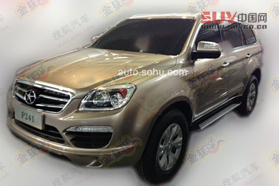 江淮P241后驅中型SUV首曝　借鑒奔馳風格