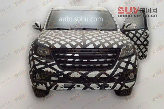 疑似哈弗新H9全網首曝 外形硬朗內飾豪華