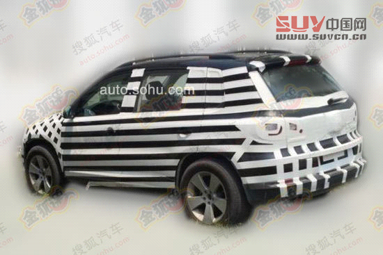 疑似北汽C51X測試車 配渦輪引擎