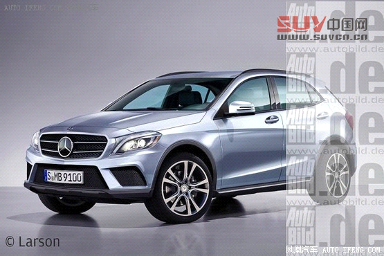 奔馳中小型SUV規劃曝光 對抗極光/X1