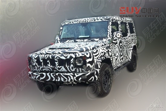 曝北汽B80諜照 外觀(guān)設(shè)計(jì)仿奔馳G-Class