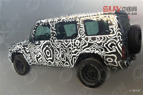 曝北汽B80諜照 外觀(guān)設(shè)計(jì)仿奔馳G-Class