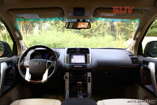 豐田 普拉多 實(shí)拍 內(nèi)飾 圖片