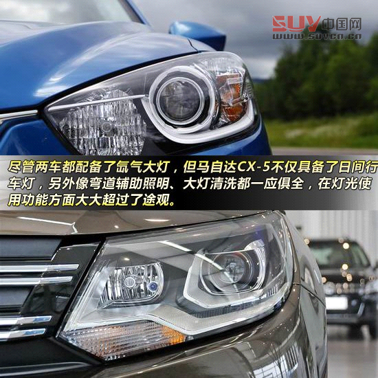 馬自達CX-5對比大眾途觀 合資緊湊運動型SUV大比拼