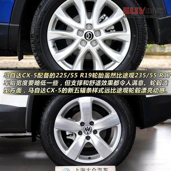 馬自達CX-5對比大眾途觀 合資緊湊運動型SUV大比拼