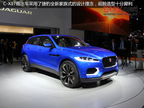 捷豹C-X17亮相法蘭克福 四座/全景天窗