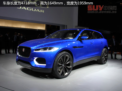 捷豹C-X17亮相法蘭克福 四座/全景天窗