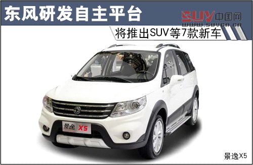 東風研發自主平臺 將推出SUV等7款新車