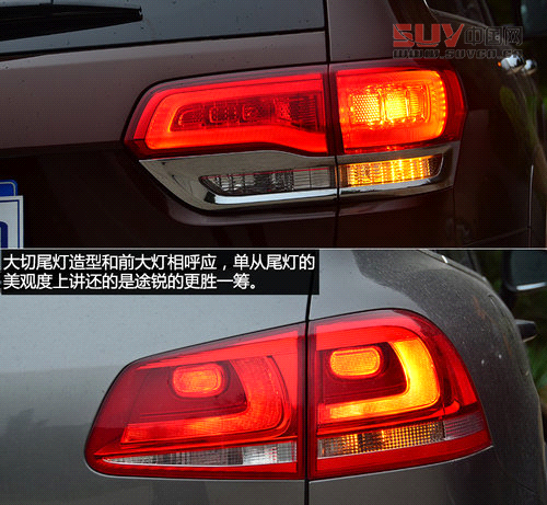 硬漢與俊男 Jeep大切諾基對比大眾途銳