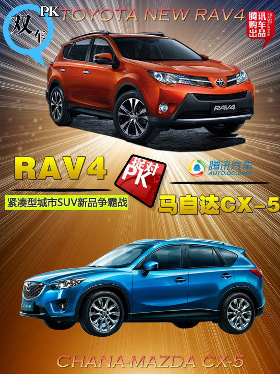 新RAV4對比CX-5 緊湊型城市SUV新品爭霸戰