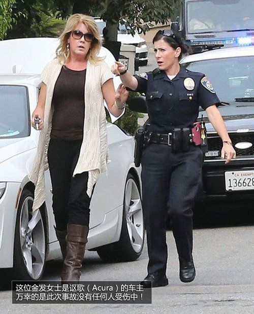 超速全責 貝克漢姆開路虎攬勝SUV撞謳歌