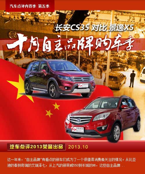 8萬(wàn)元也有好品質(zhì) 長(zhǎng)安CS35對(duì)比景逸X5