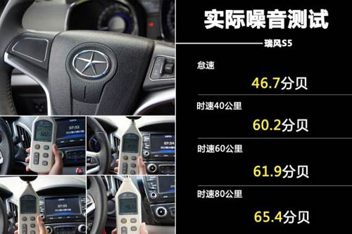 瑞風S5噪音測試