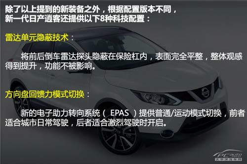 新一代日產逍客官圖解析