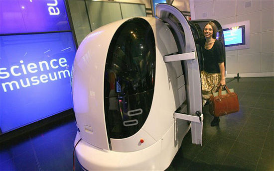 英國無人駕駛小汽車(資料圖)