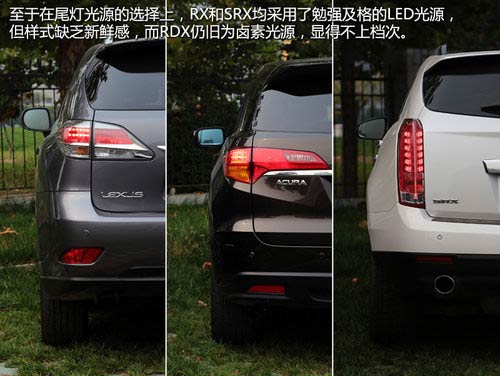 抉擇之X計劃 SRX/RDX/RX豪華SUV全面對比