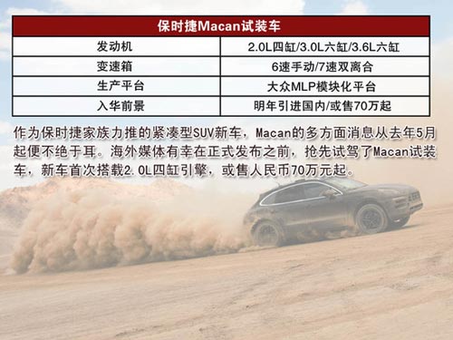 蓄勢待發 搶先試駕保時捷Macan試裝車