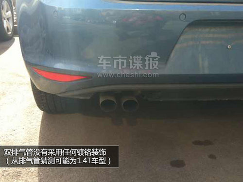 高爾夫7驚現(xiàn)北京某停車(chē)場(chǎng) 內(nèi)飾細(xì)節(jié)曝光