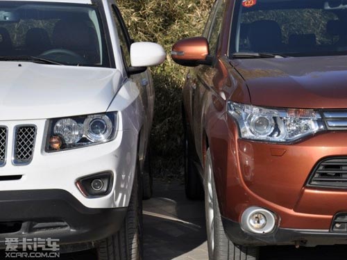 Jeep指南者對比三菱歐藍德