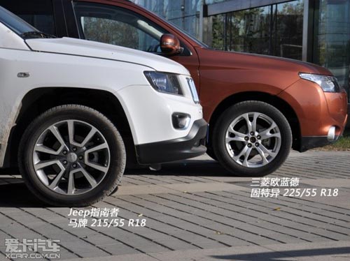 Jeep指南者對比三菱歐藍德