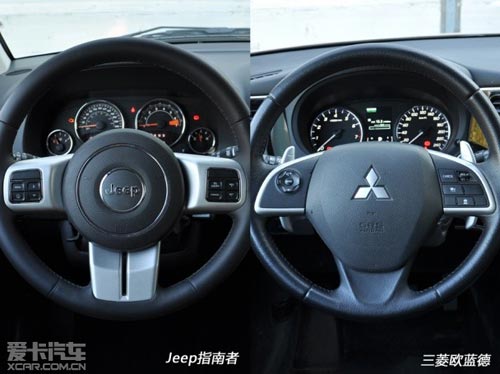 Jeep指南者對比三菱歐藍德