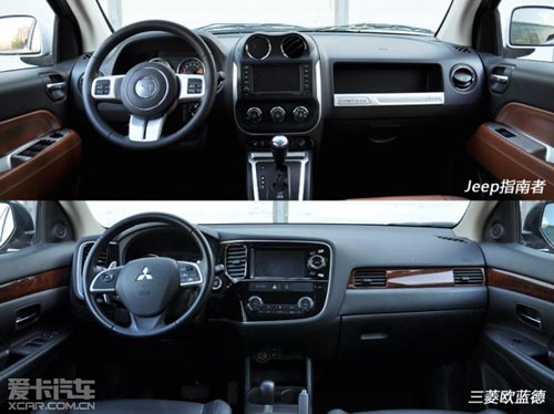 Jeep指南者對比三菱歐藍德