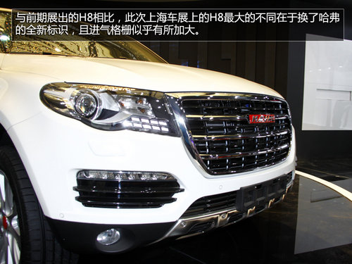更換新標/外觀增配 上海車展實拍哈弗H8