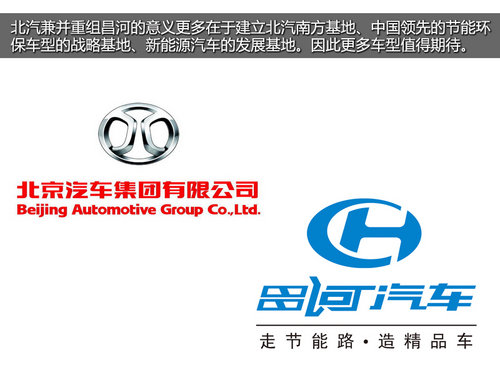 SUV/MPV將陸續推 北汽集團重組江西昌河