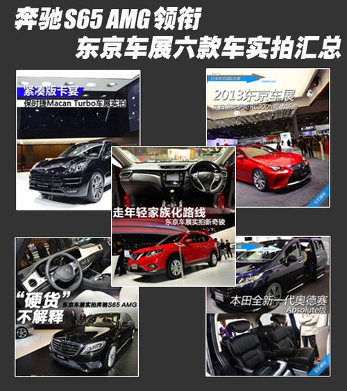 奔馳S65 AMG領銜 東京車展六款新車實拍