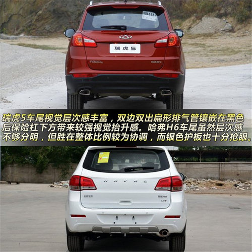 10萬元級別新老SUV對決 奇瑞瑞虎5對比哈弗H6