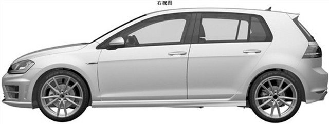 [國內車訊]曝全新高爾夫R申報圖 明年上市