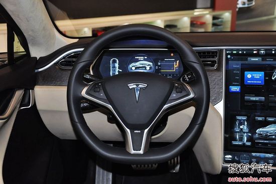 Tesla Model S 實拍 內飾 圖片