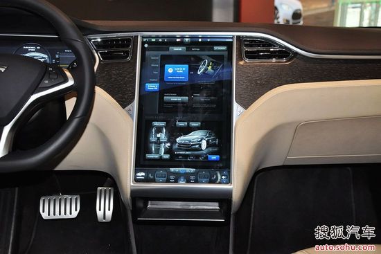 Tesla Model S 實拍 內飾 圖片