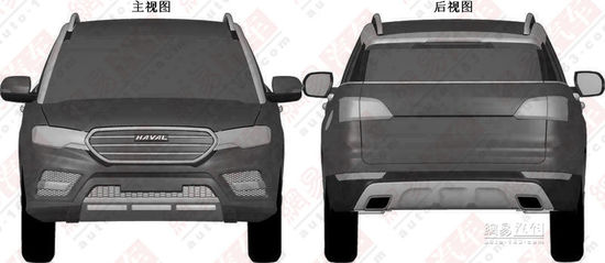 預(yù)計明年上市 哈弗H7國內(nèi)專利申報圖曝光