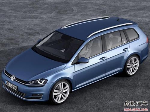 大眾高爾夫7旅行版官圖發布