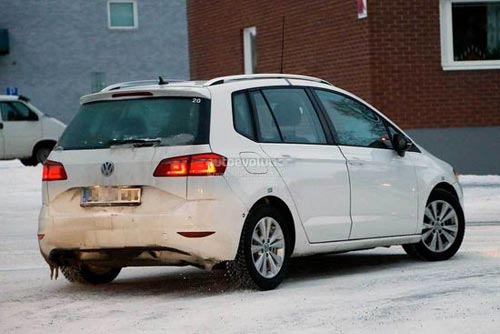 大眾Golf Sportsvan測試車曝光