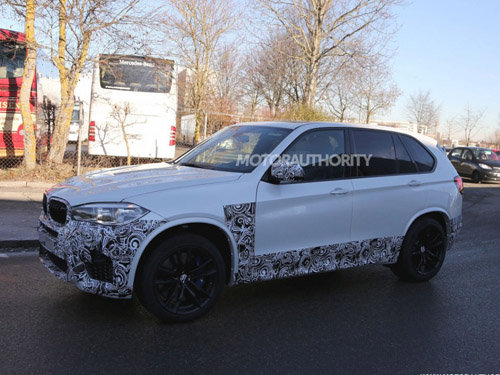 新寶馬X5M諜照 性能提升有望于明年亮相