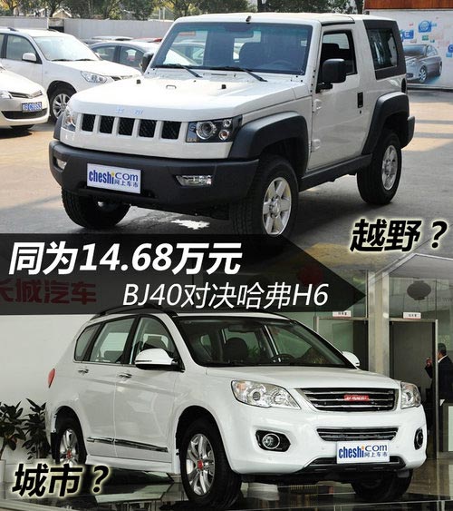 相同價格/城市還是越野 BJ40對決哈弗H6