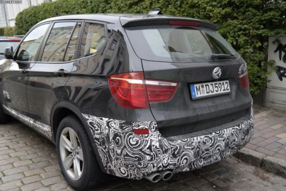 中期改款寶馬X3諜照曝光