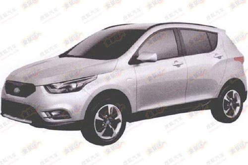 天津一汽SUV車型T012首次曝光
