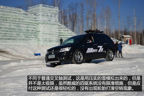 “安”心出行 冰雪路面體驗道奇酷威3.6L
