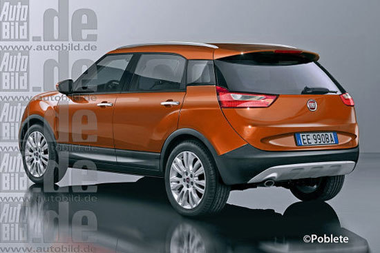 菲亞特緊湊SUV 500X效果圖曝光